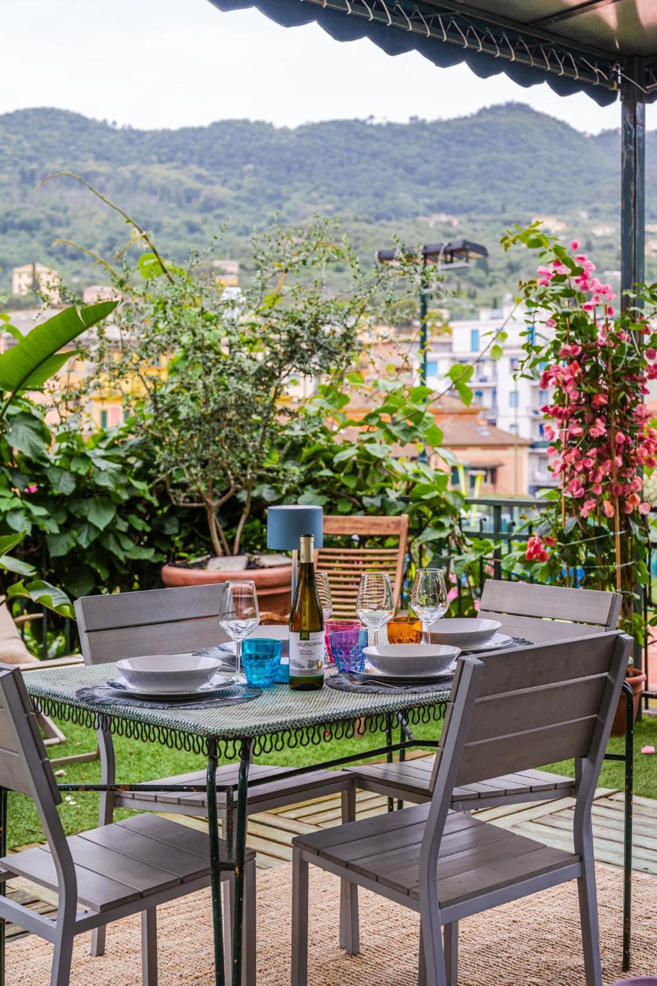 Terrazza Portofino Splendido Appartamento Con Piscina Idromassaggio - Parcheggio Gratis Santa Margherita Ligure Kültér fotó