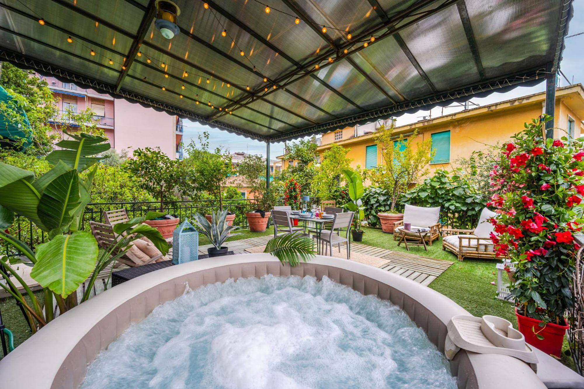 Terrazza Portofino Splendido Appartamento Con Piscina Idromassaggio - Parcheggio Gratis Santa Margherita Ligure Kültér fotó
