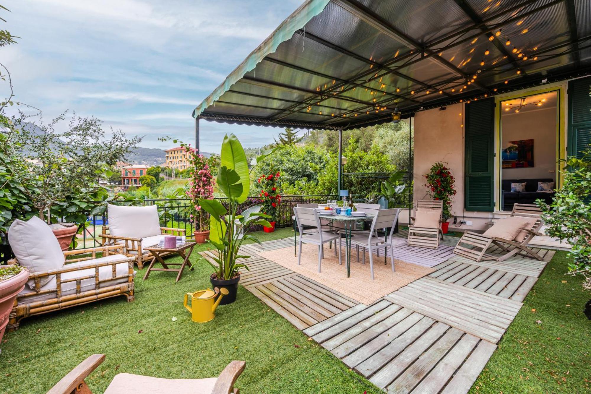 Terrazza Portofino Splendido Appartamento Con Piscina Idromassaggio - Parcheggio Gratis Santa Margherita Ligure Kültér fotó