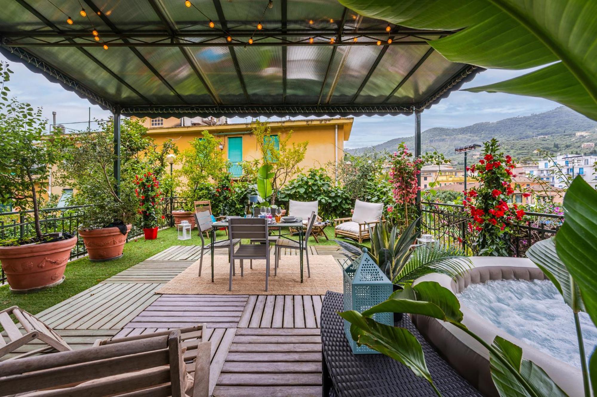 Terrazza Portofino Splendido Appartamento Con Piscina Idromassaggio - Parcheggio Gratis Santa Margherita Ligure Kültér fotó